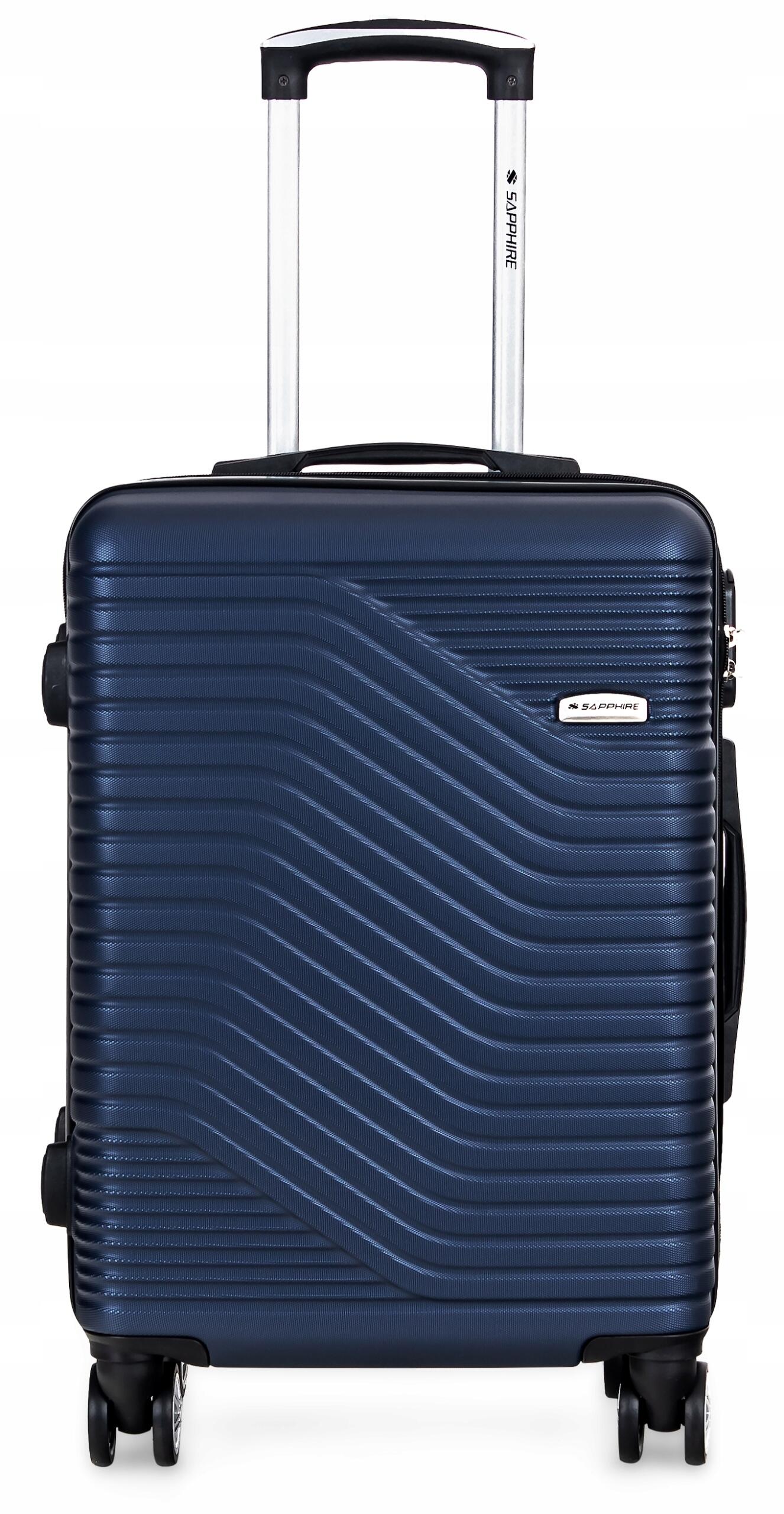 Walizka podróżna na kółkach Sapphire ST-140 DUO - kabinowa ABS