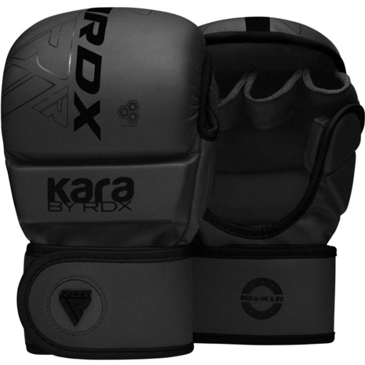 Rękawice grapplingowe F6 Kara MMA - Matowy czarny - S/M