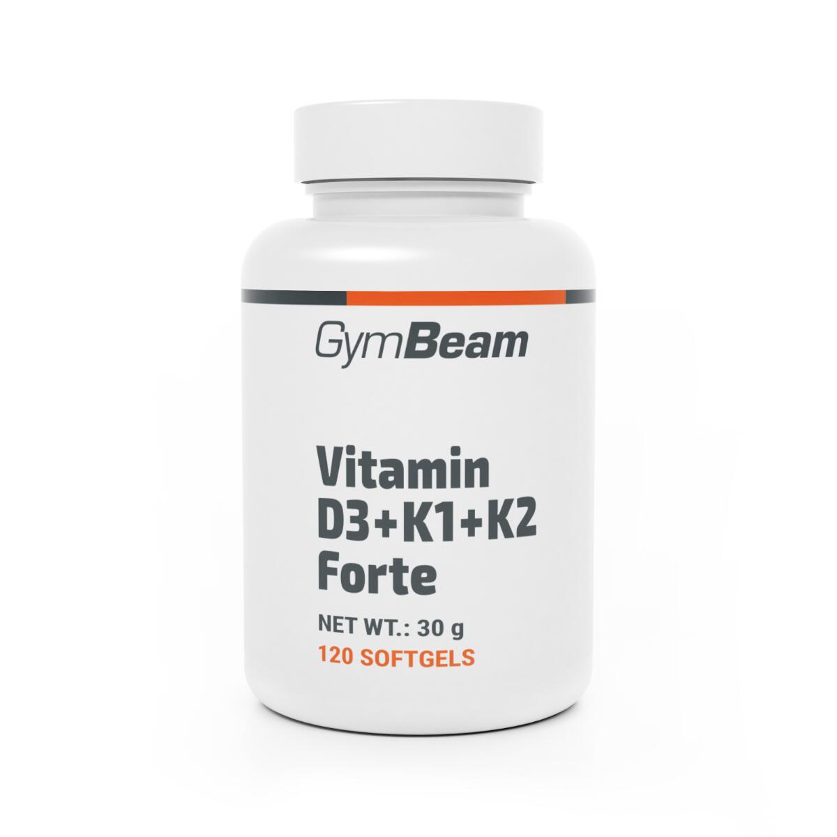 Witamina D3 K1 K2 Forte kapsułki 120 kapsułek