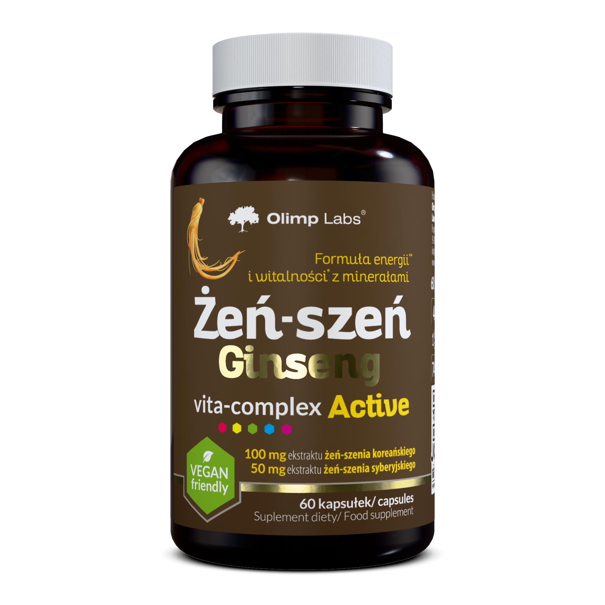 Żeń-szeń Olimp Żeń-szeń vita-complex Active - 60 kapsułek