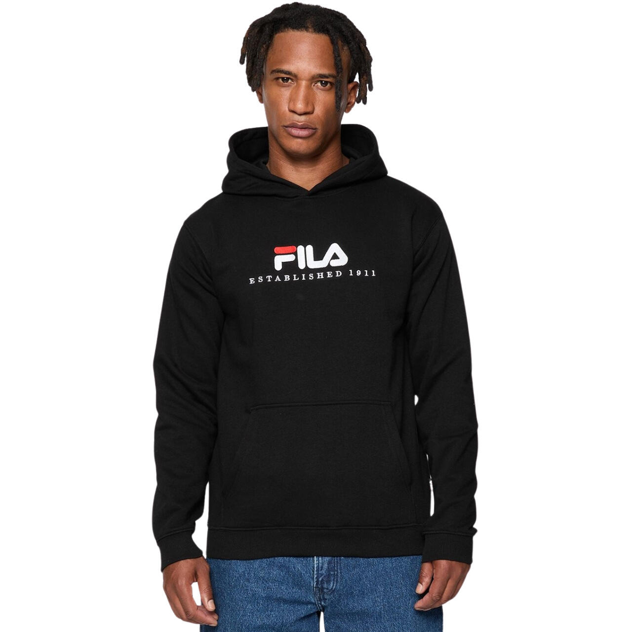 Bluza męska Fila Brunssum czarna FAU0145 80010 R. S