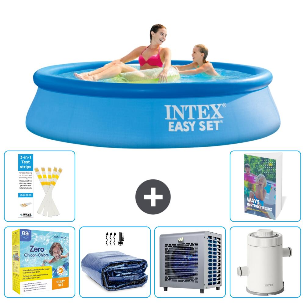INTEX Basen Easy Set Okrągły - 244x61 cm - 7-częściowy S157