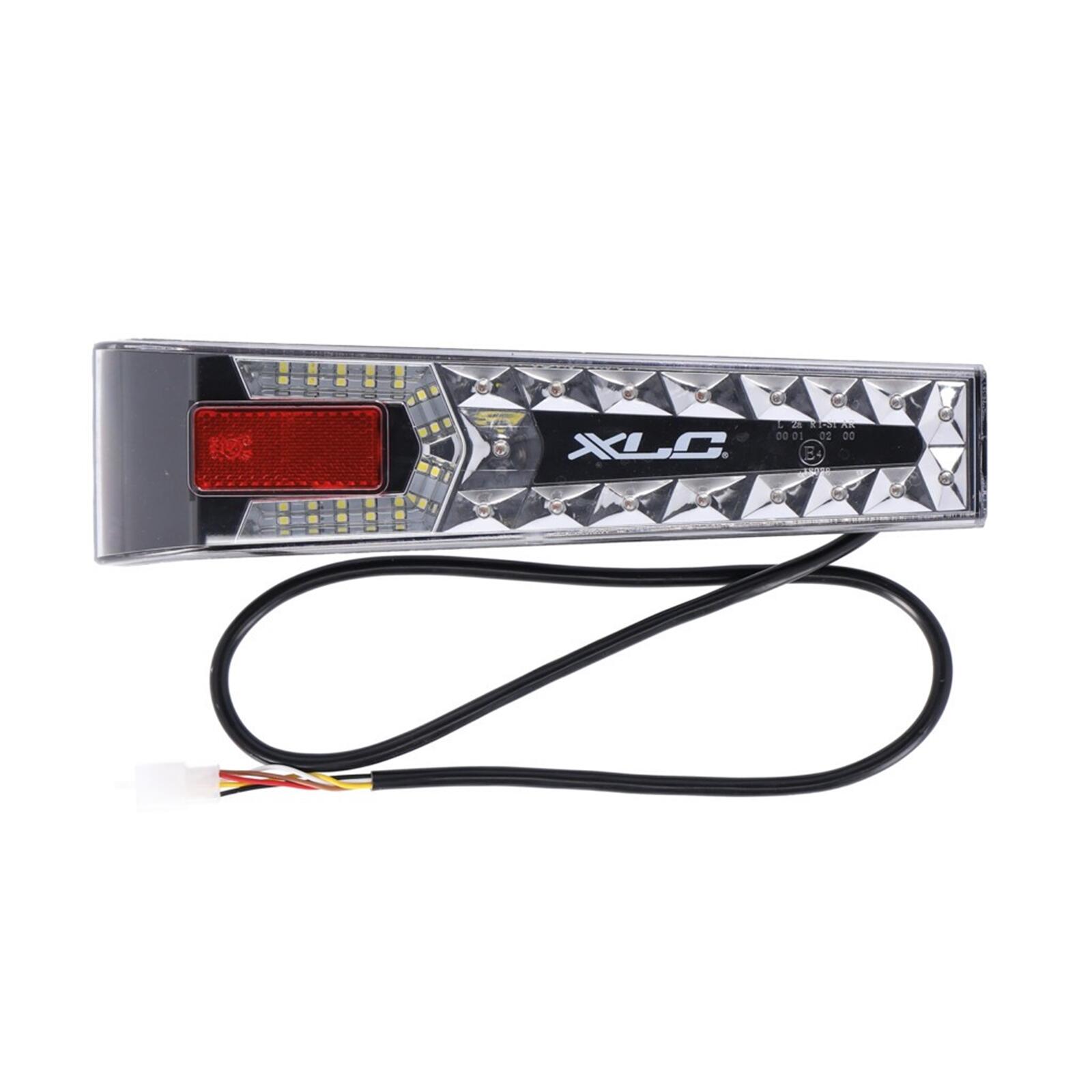 oświetlenie tylne lewe do uchwytu rowerowego XLC azura xtra led