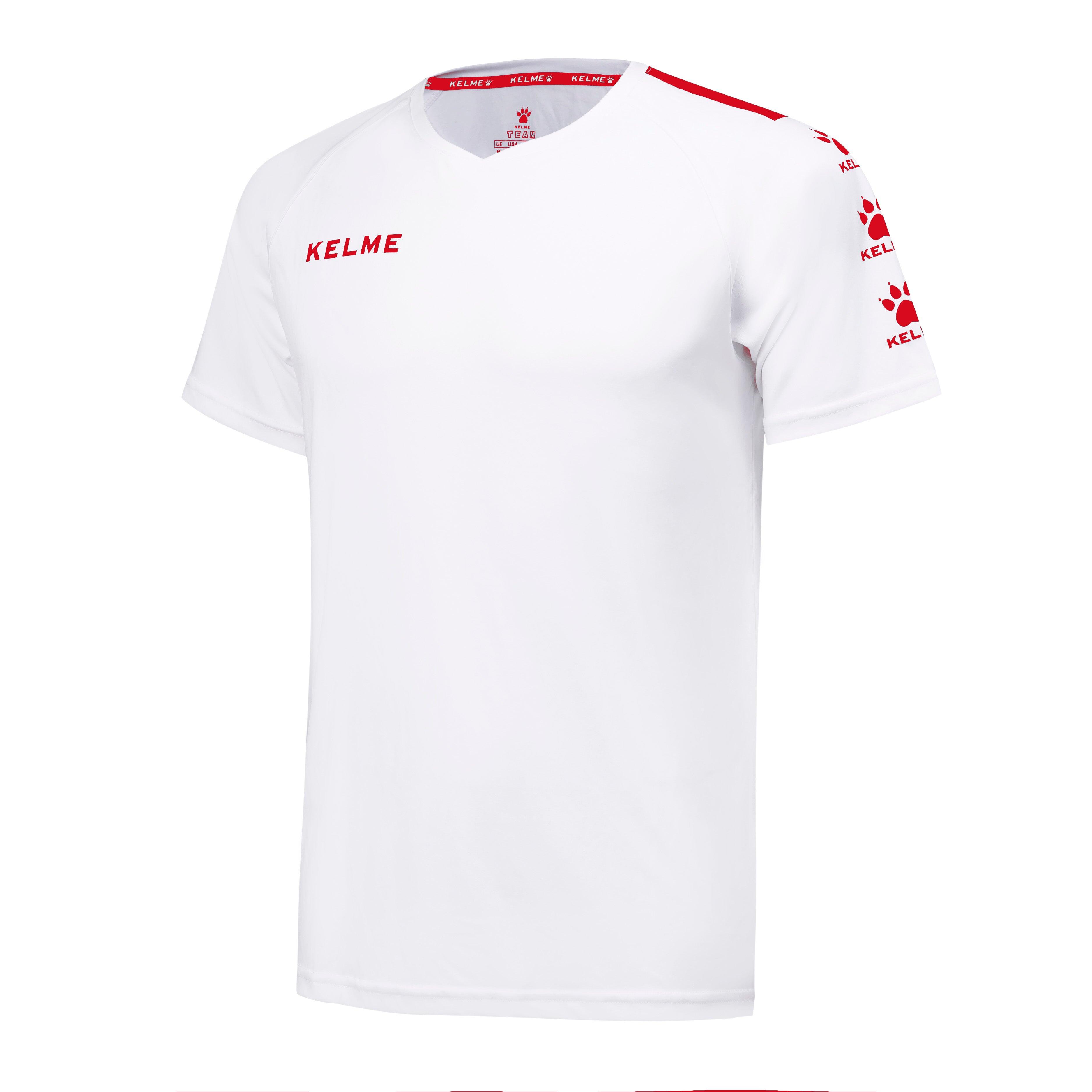 Kelme Camiseta De Manga Corta Lince Blanco Unisex