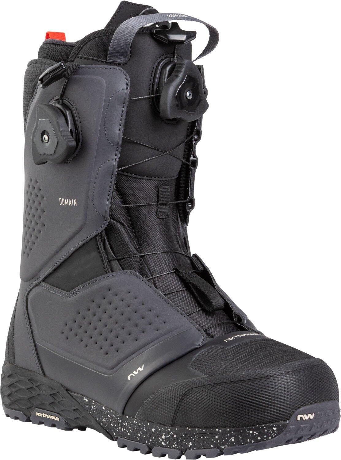 Buty snowboardowe NORTHWAVE Domain 2 Spin, czarne/ciemnoszare, męskie