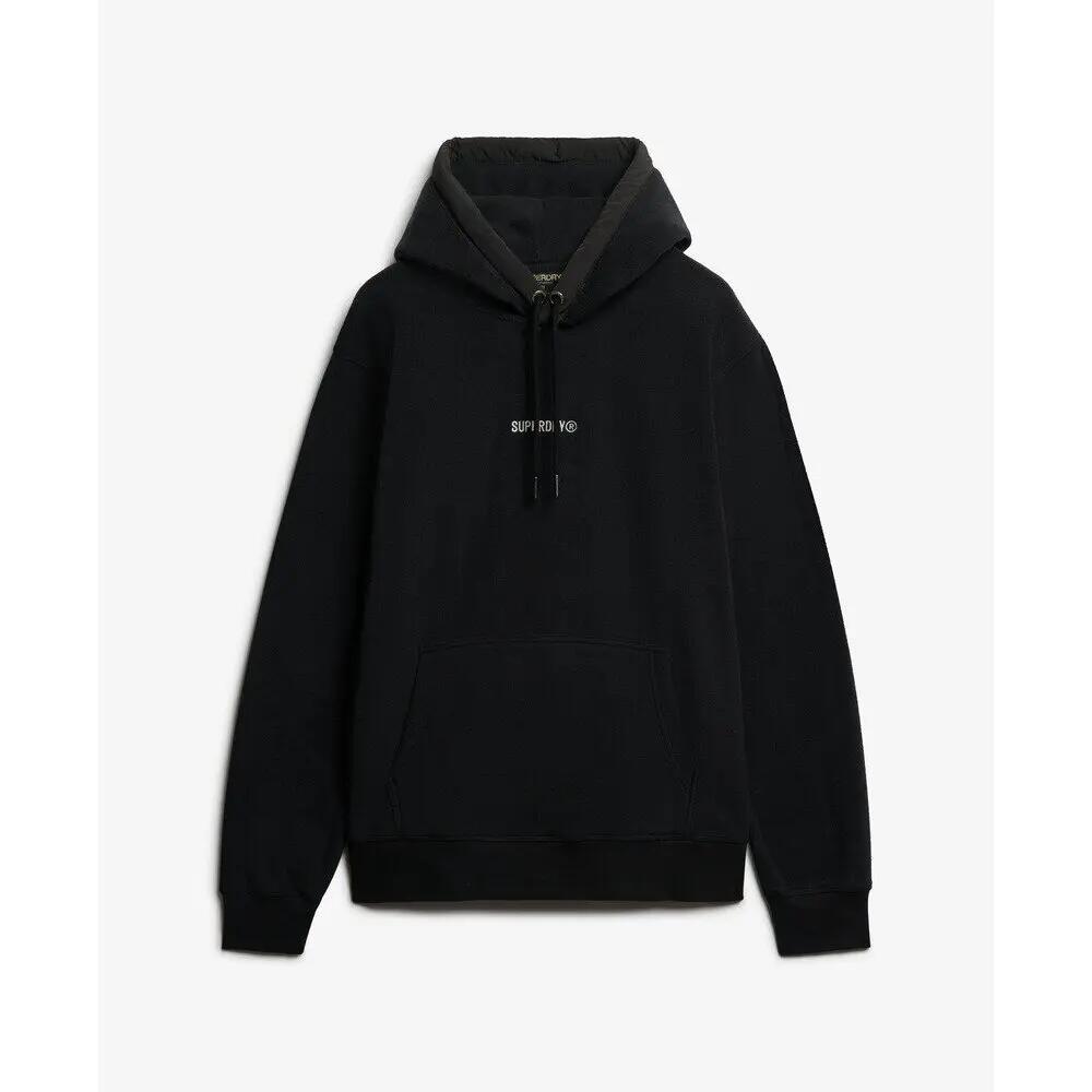 Polarowa bluza z kapturem z mikro logo Superdry