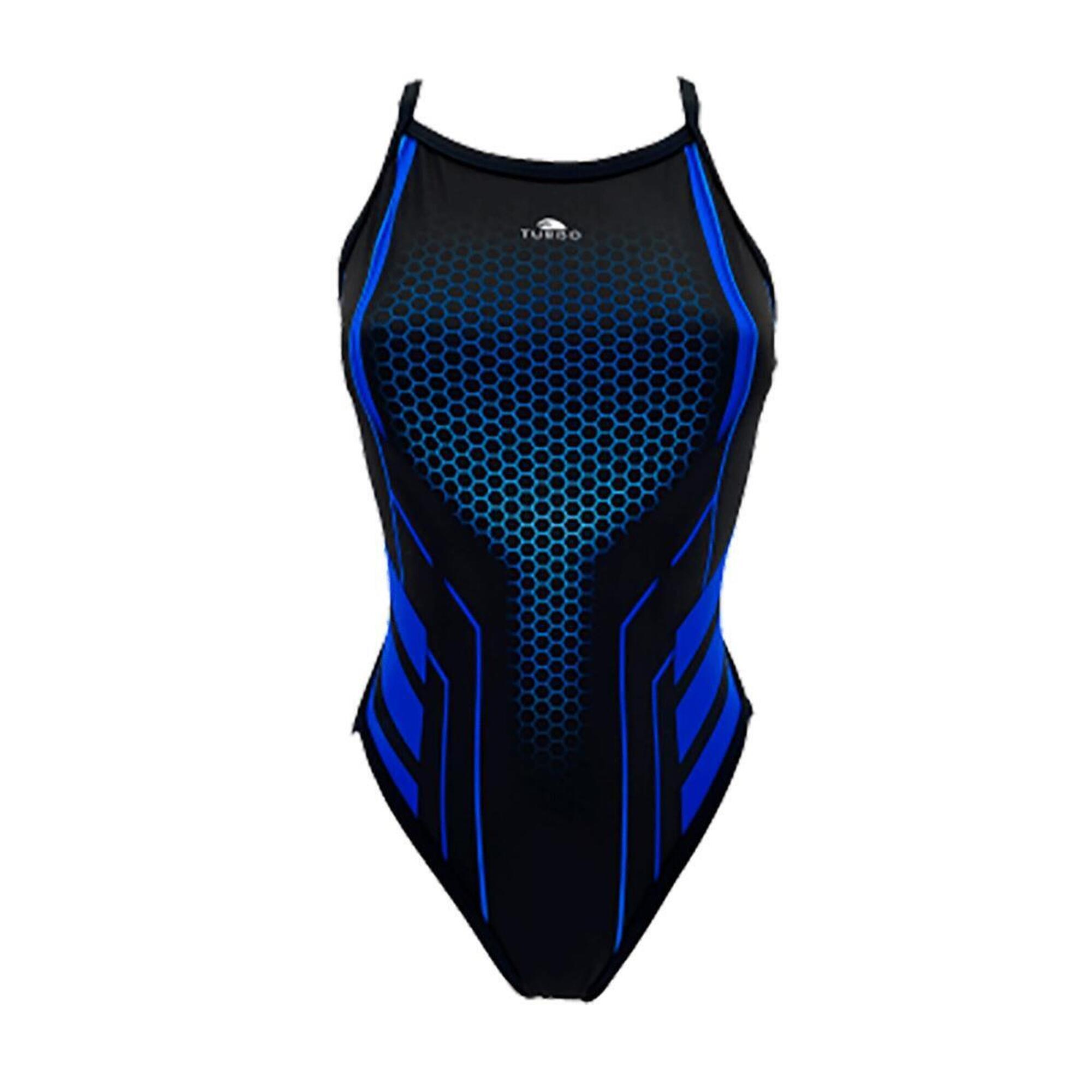 Strój Kąpielowy Turbo Revolution – Niebiesko-Czarny – Rozmiar 38