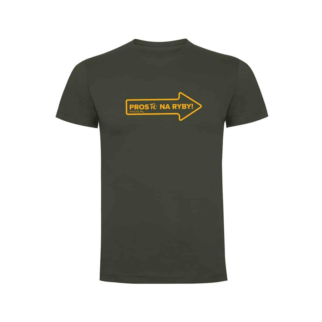 Koszulka męska t-shirt PROS to na ryby