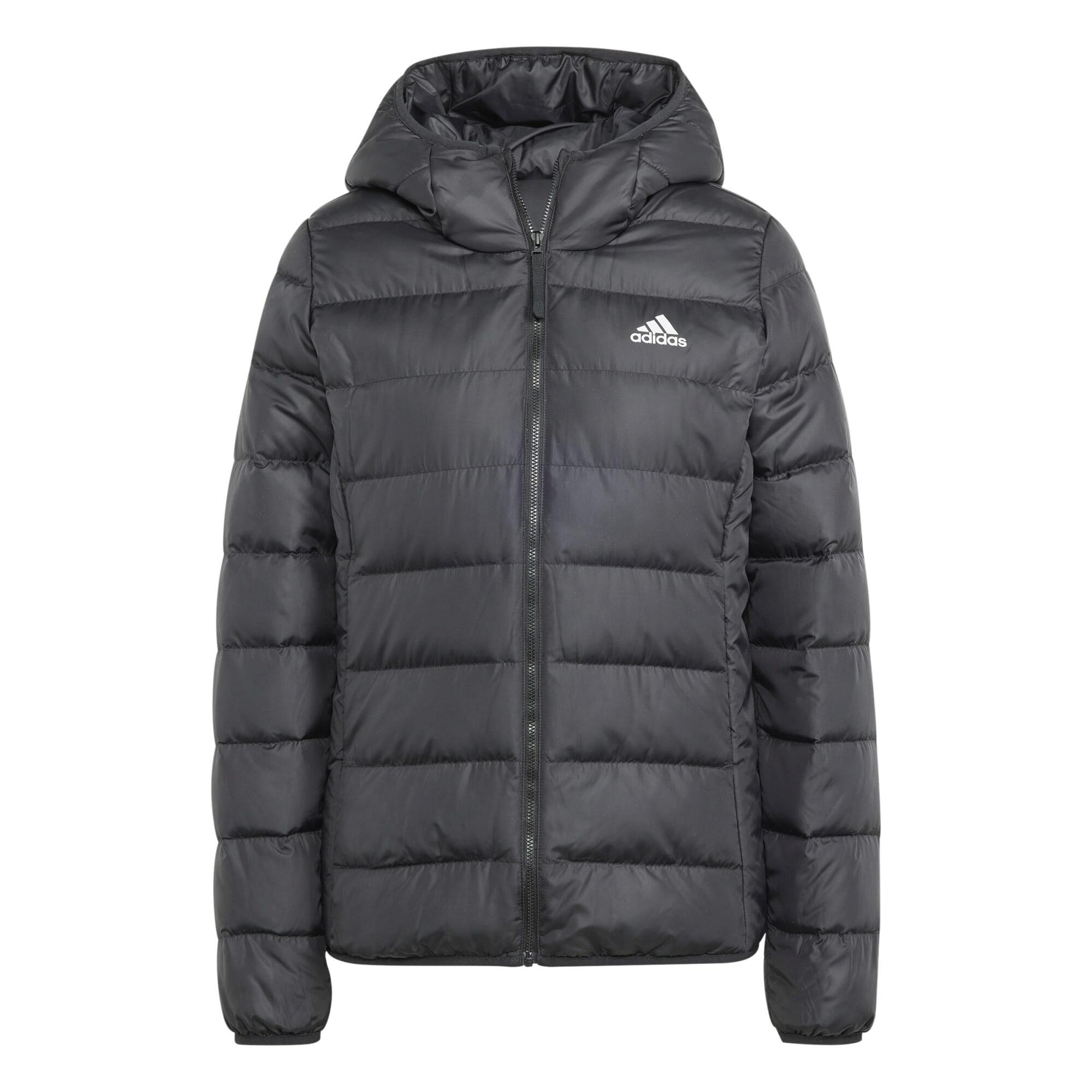 Lekka kurtka puchowa adidas Essentials z kapturem czarna