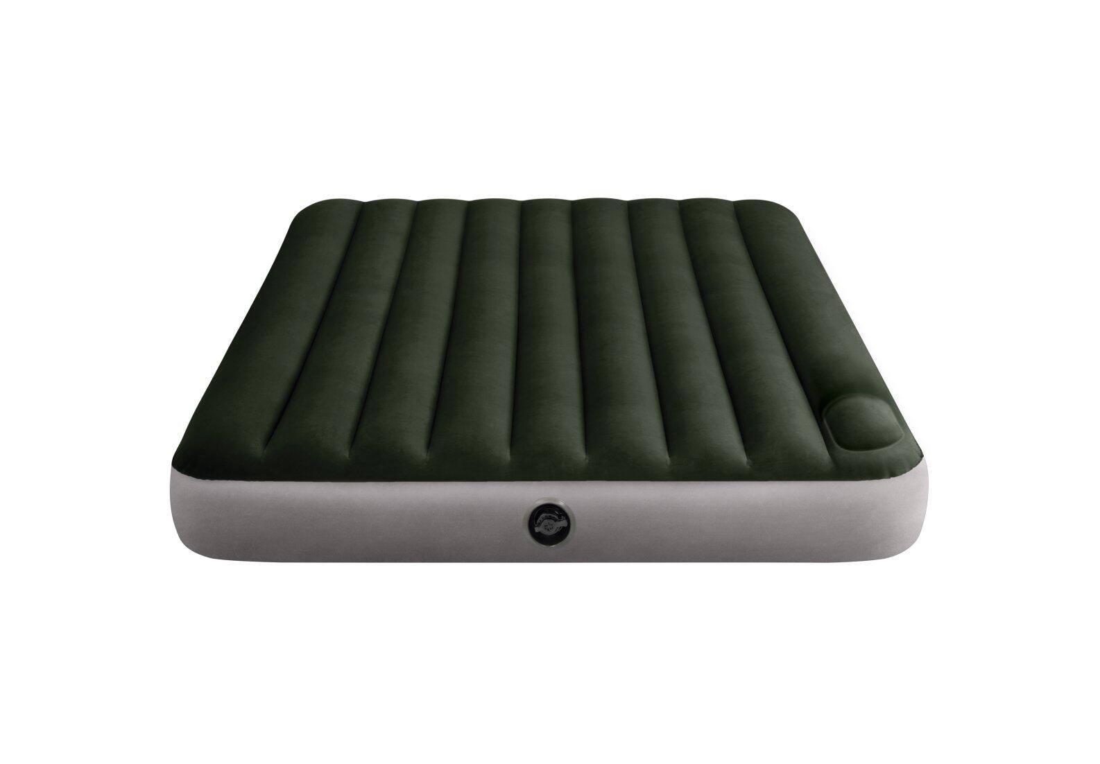 Materac dmuchany z pompką Intex 152x203x25 cm