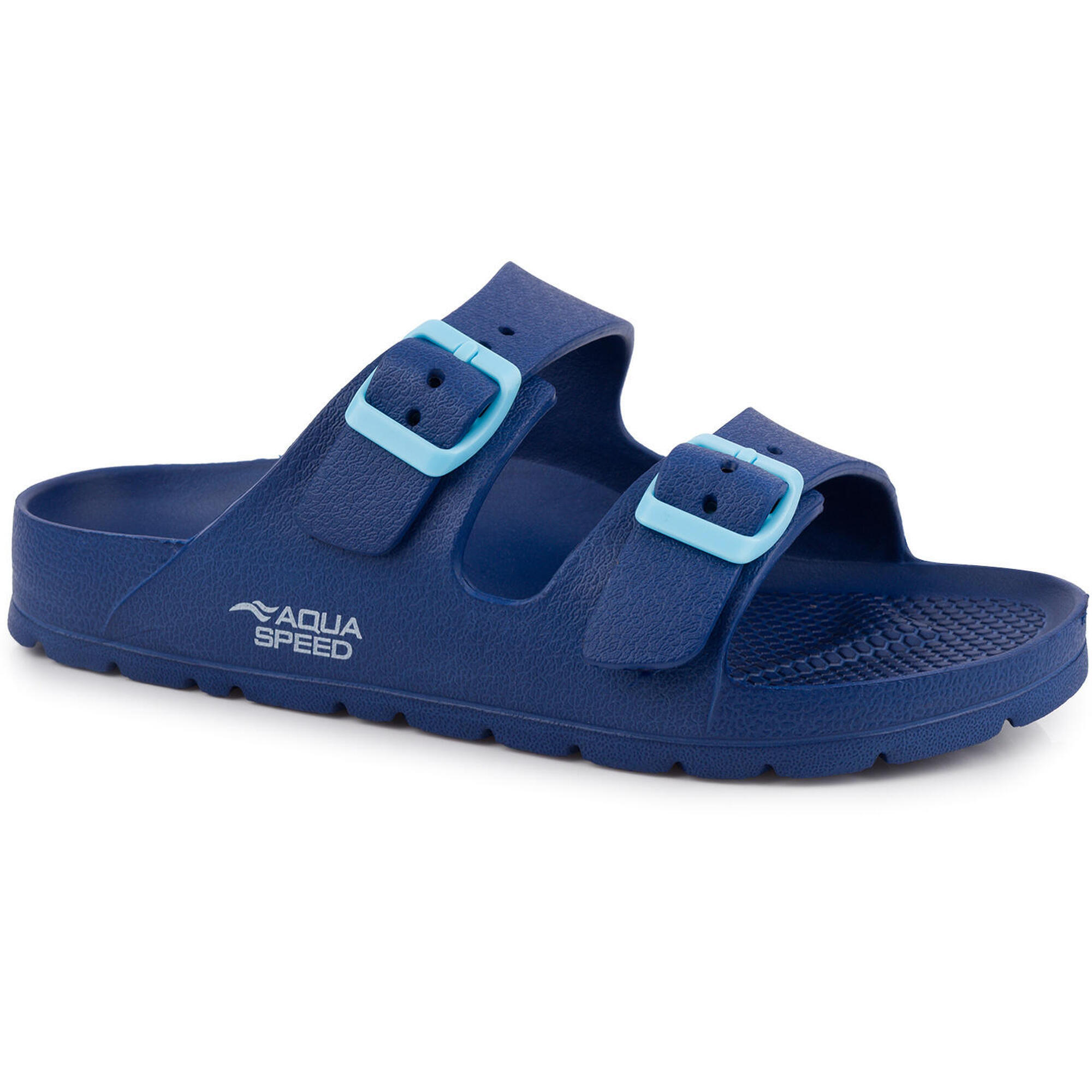 Klapki dziecięce na basen regulowane klamry Aqua Speed