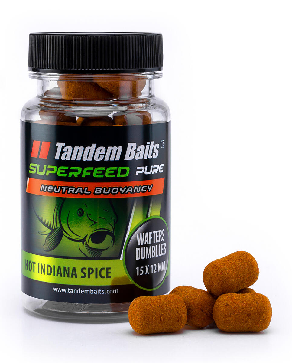 Waftersy Dumbells SuperFeed Pure 15/12 mm/30g Hot Indiana Spice