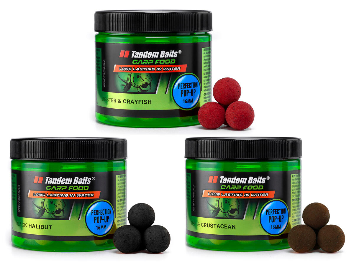 Kulki pływające Carp Food Perfection Pop-Up 16mm/70g Mix rybny – 3 sztuki