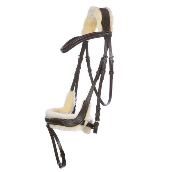 Uzda dla koni Kavalkade Ivy W. Sheepskin