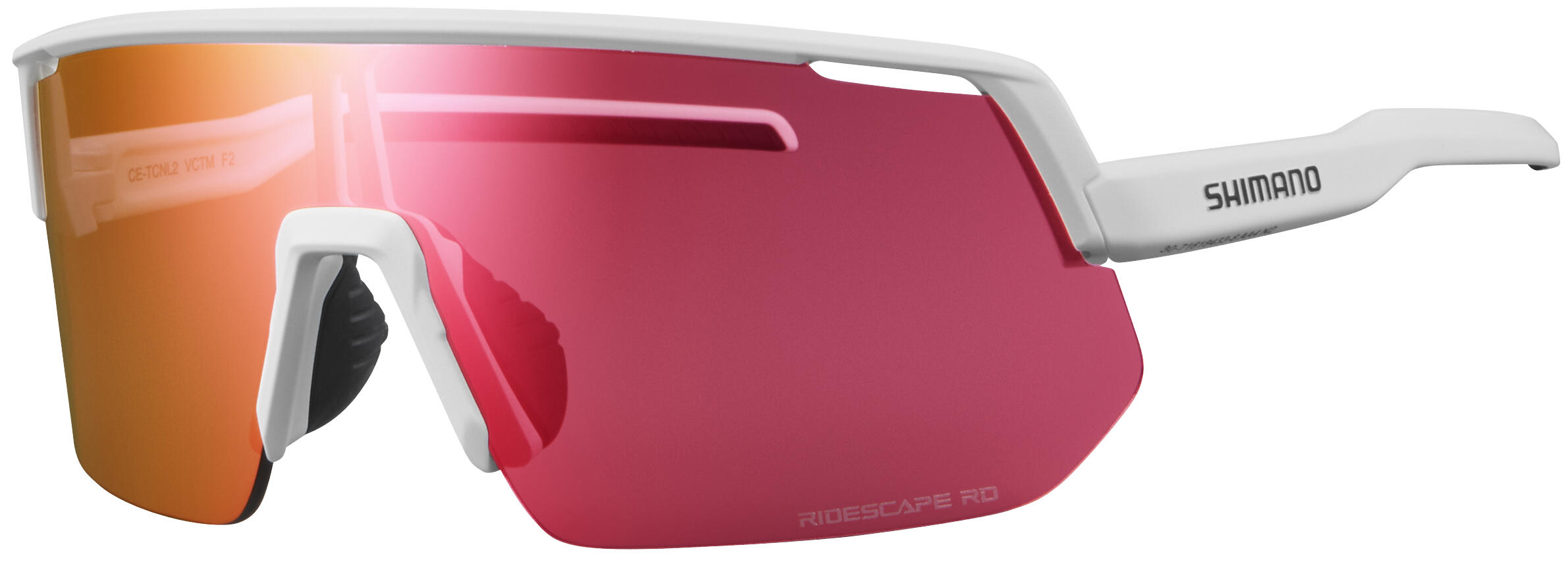 Rowerowe okulary przeciwsłoneczne TECHNIUM 2 L Ridescape Road, białe