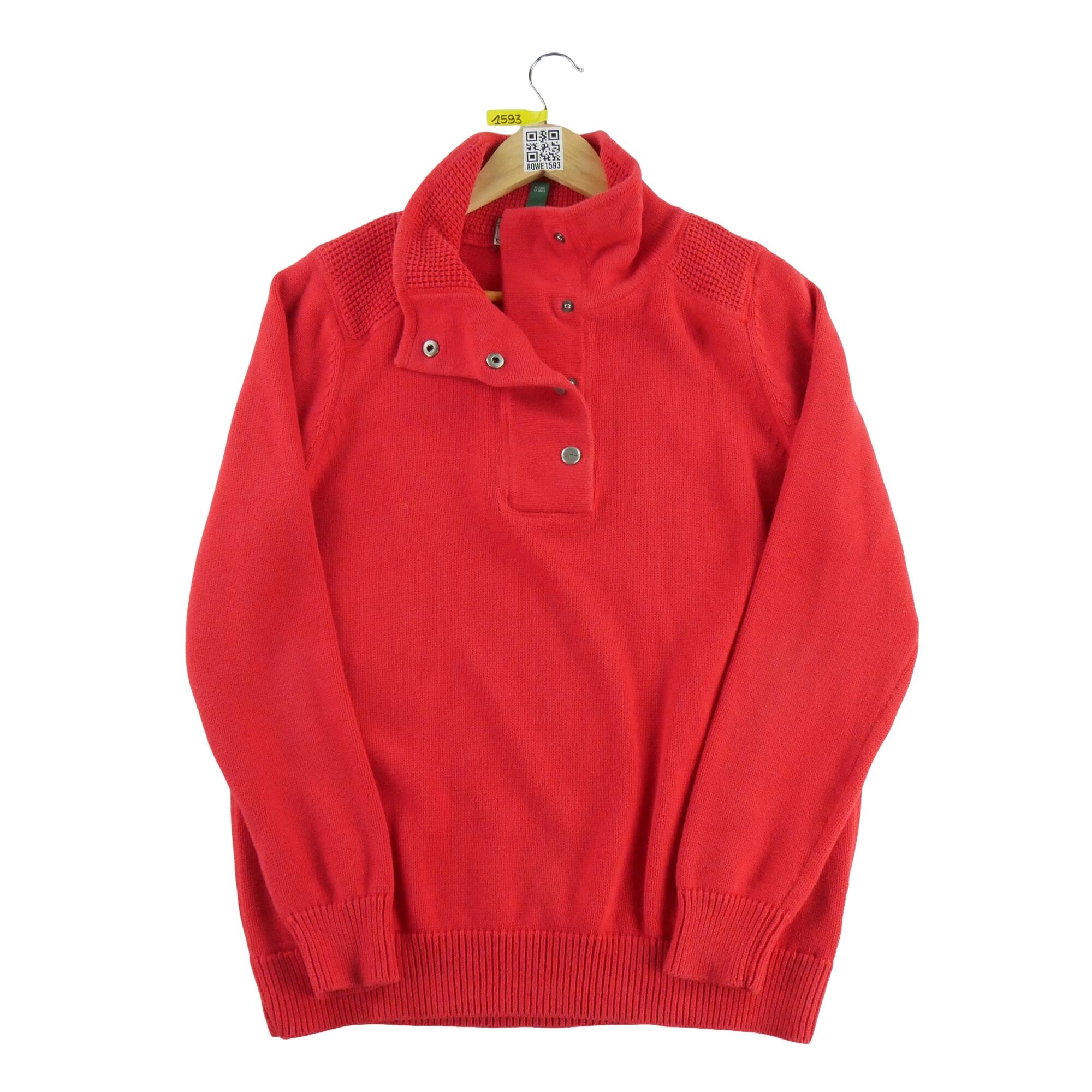 Damski czerwony sweter