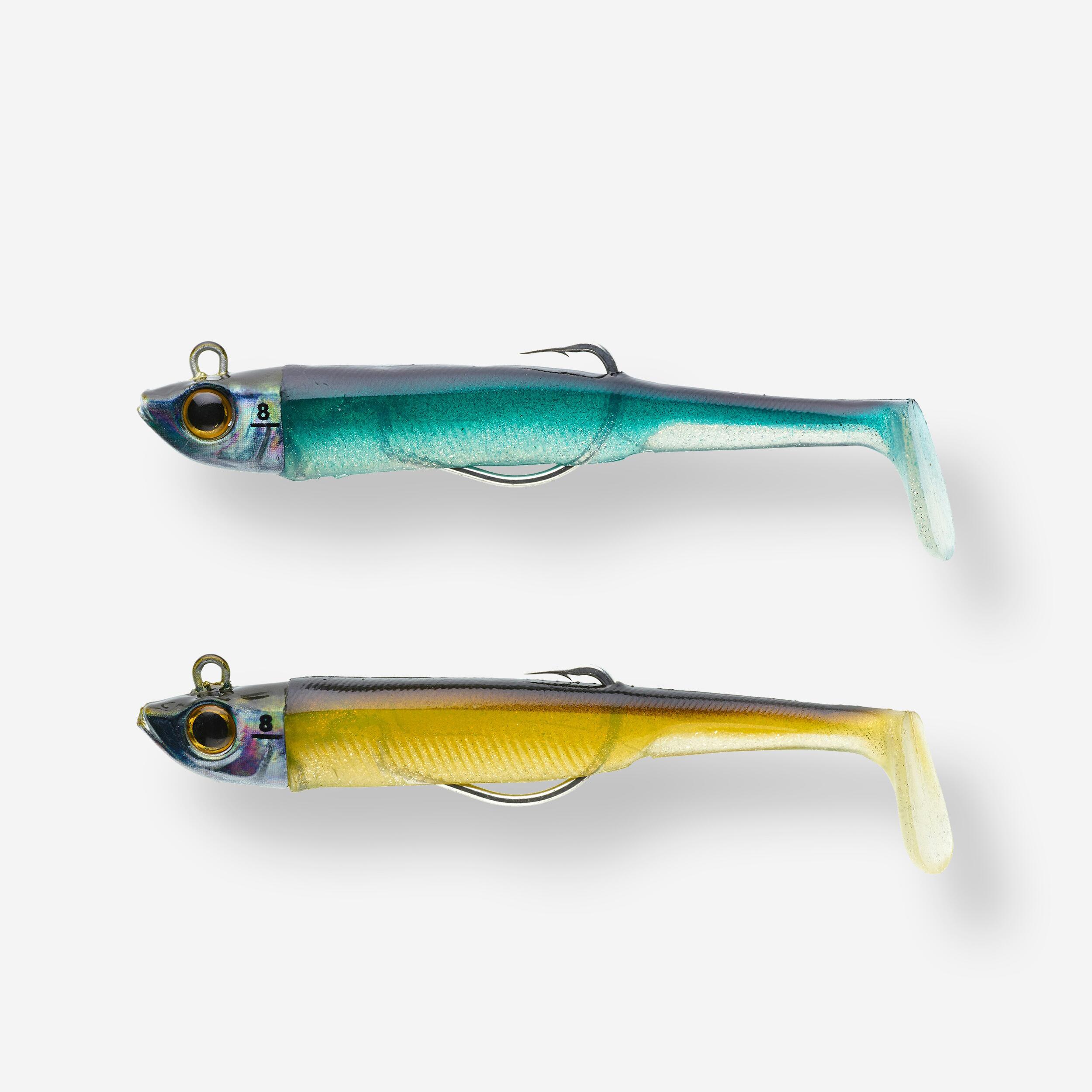 Zestaw przynęt shad texan anchois Caperlan Ancho 90 8 g ayu/niebieski