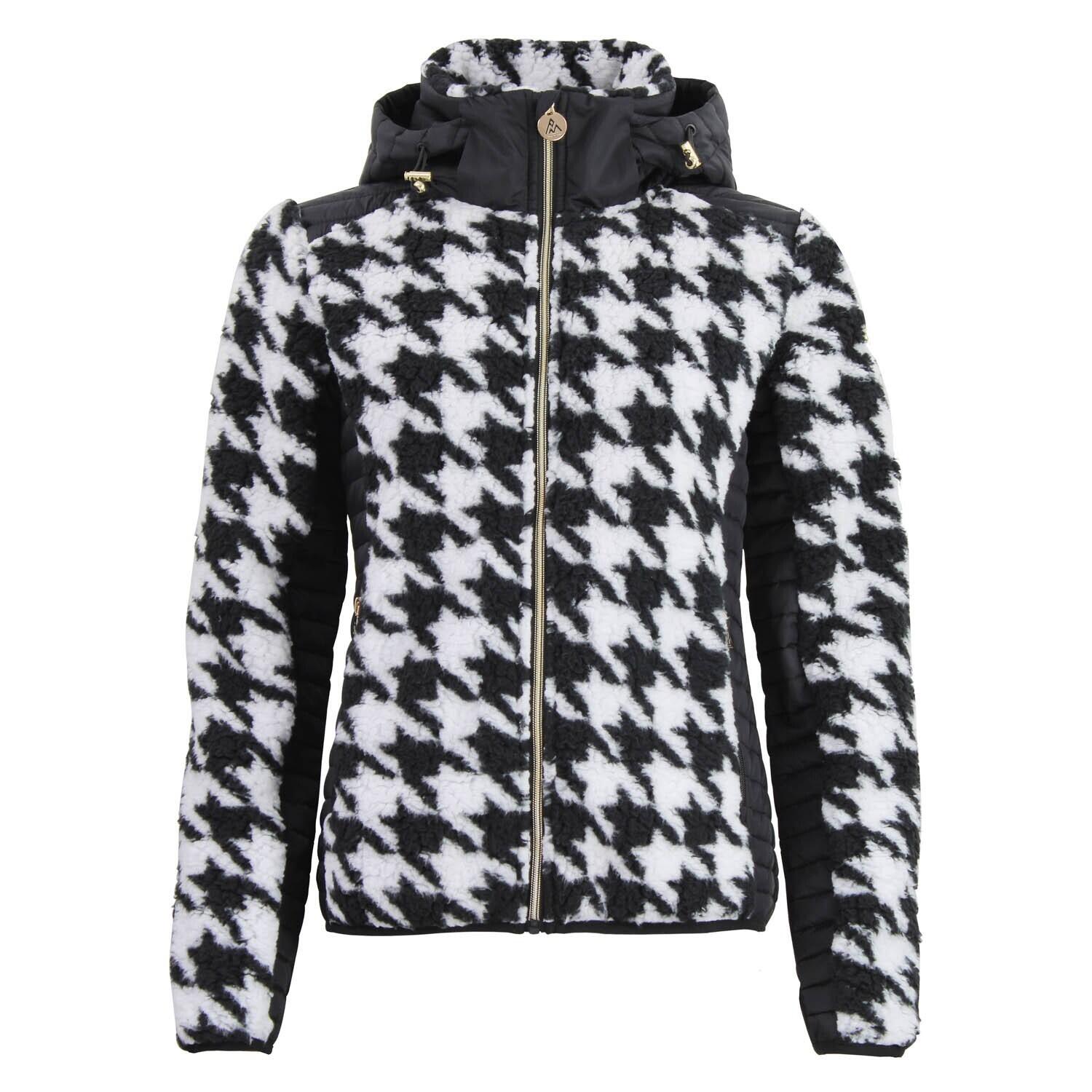 Kaptur polar z zippem dwumateriałowy z naszywką na piersi dla kobiet Peak Moun