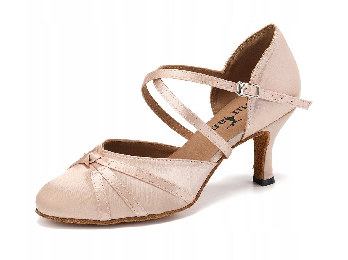 Buty do tańca damskie taniec klasyczny towarzyski standard Burtan Vienna 7,5 cm