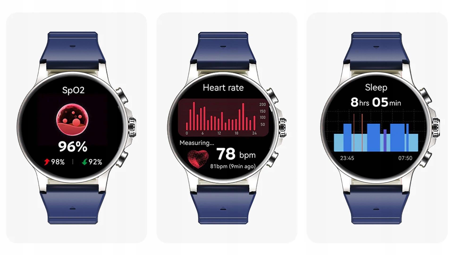Smartwatch zegarek sportowy IMIKI Holo Ultra Blue