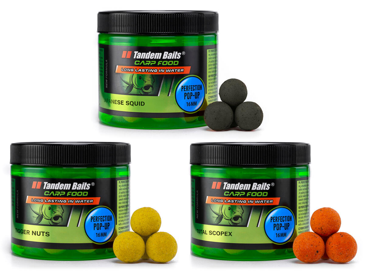 Kulki pływające Carp Food Perfection Pop-Up 16mm/70g Mix nr 3 – 3 sztuki
