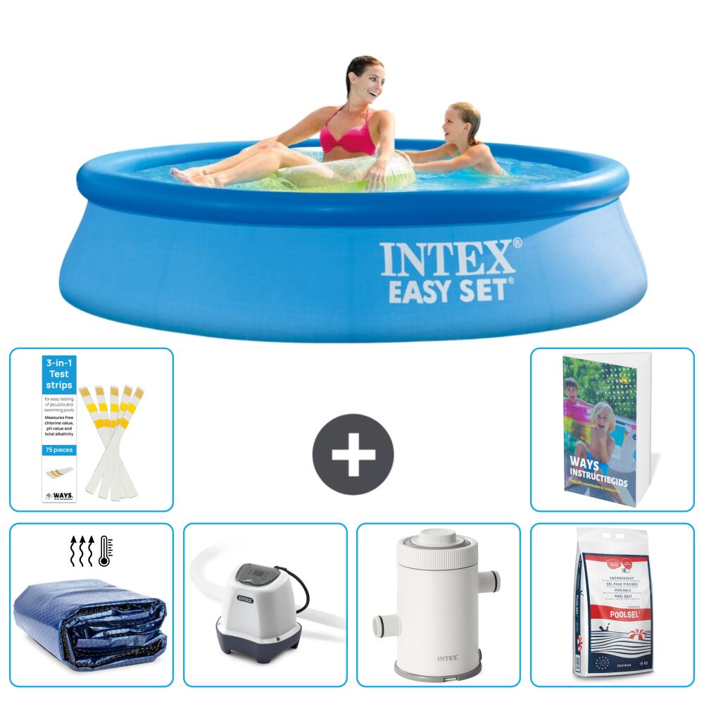INTEX Basen Easy Set Okrągły - 244x61 cm - 7-częściowy S155