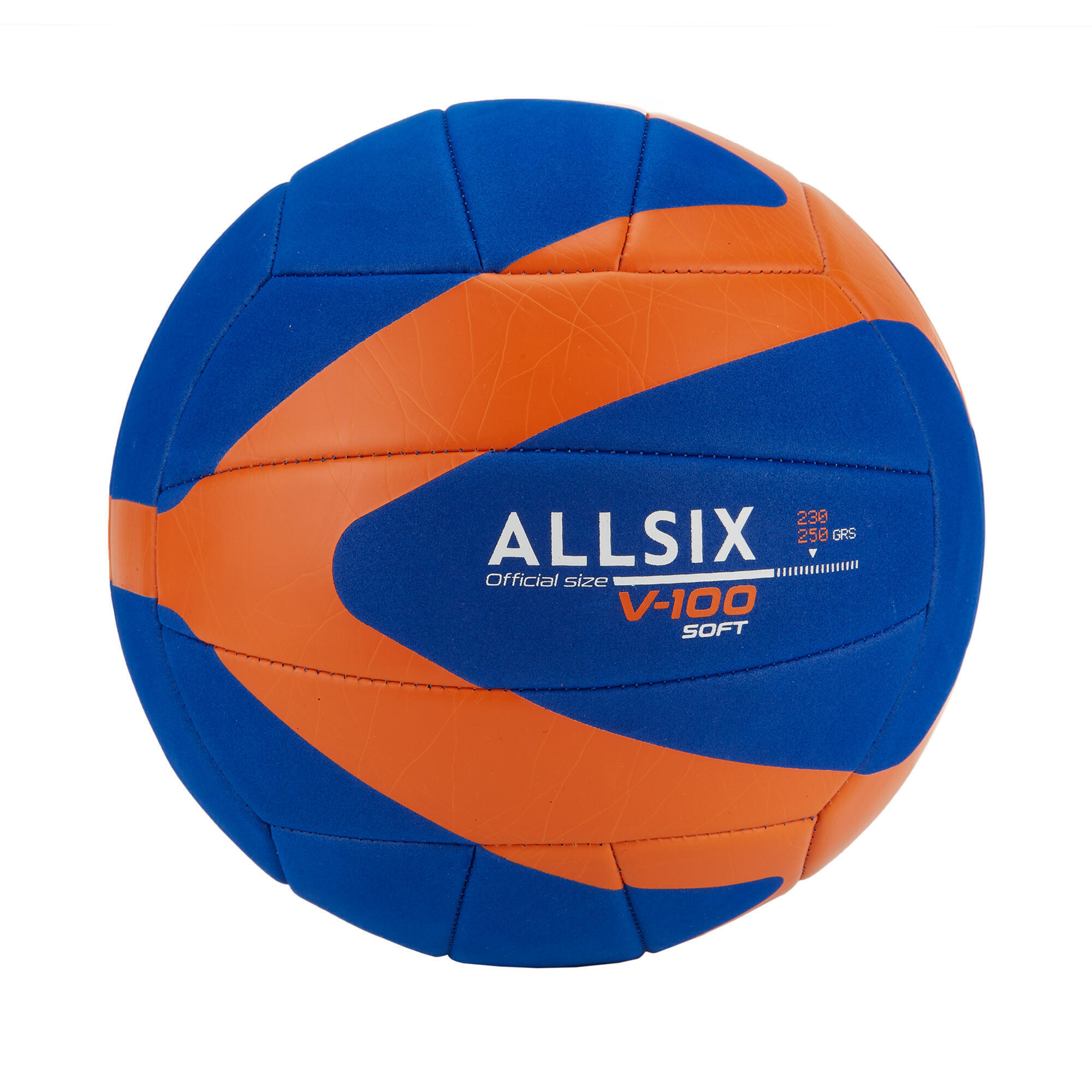 Фото - Волейбольний м'яч Allsix Piłka do siatkówki dla dzieci od 10 do 14 lat  V100 Soft 230- 250 g 