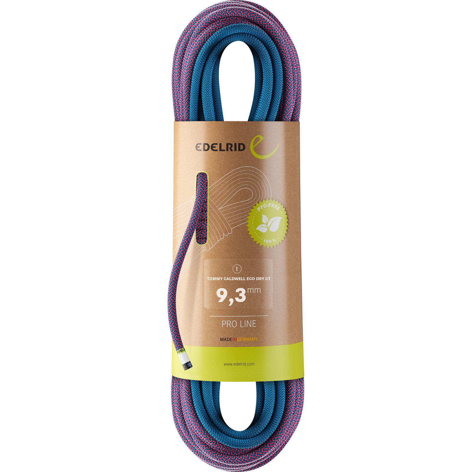 Lina wspinaczkowa Edelrid Tommy Caldwell Eco Dry CT 9,3 mm 60 m