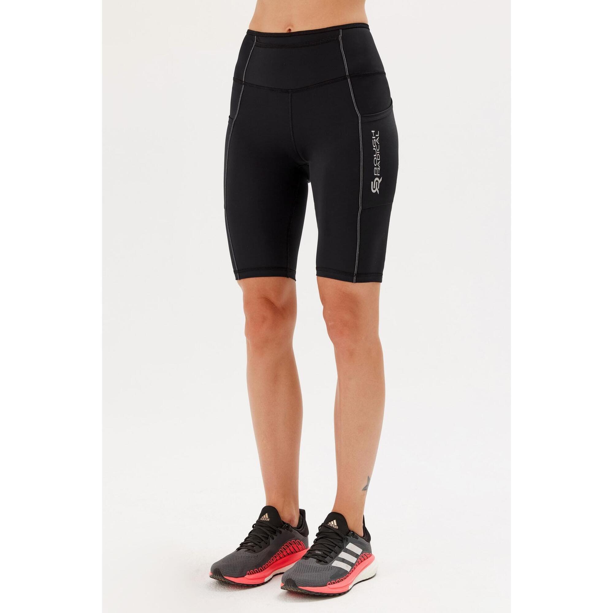 Damskie spodenki getry do biegania Rough Radical Fusion Shorts