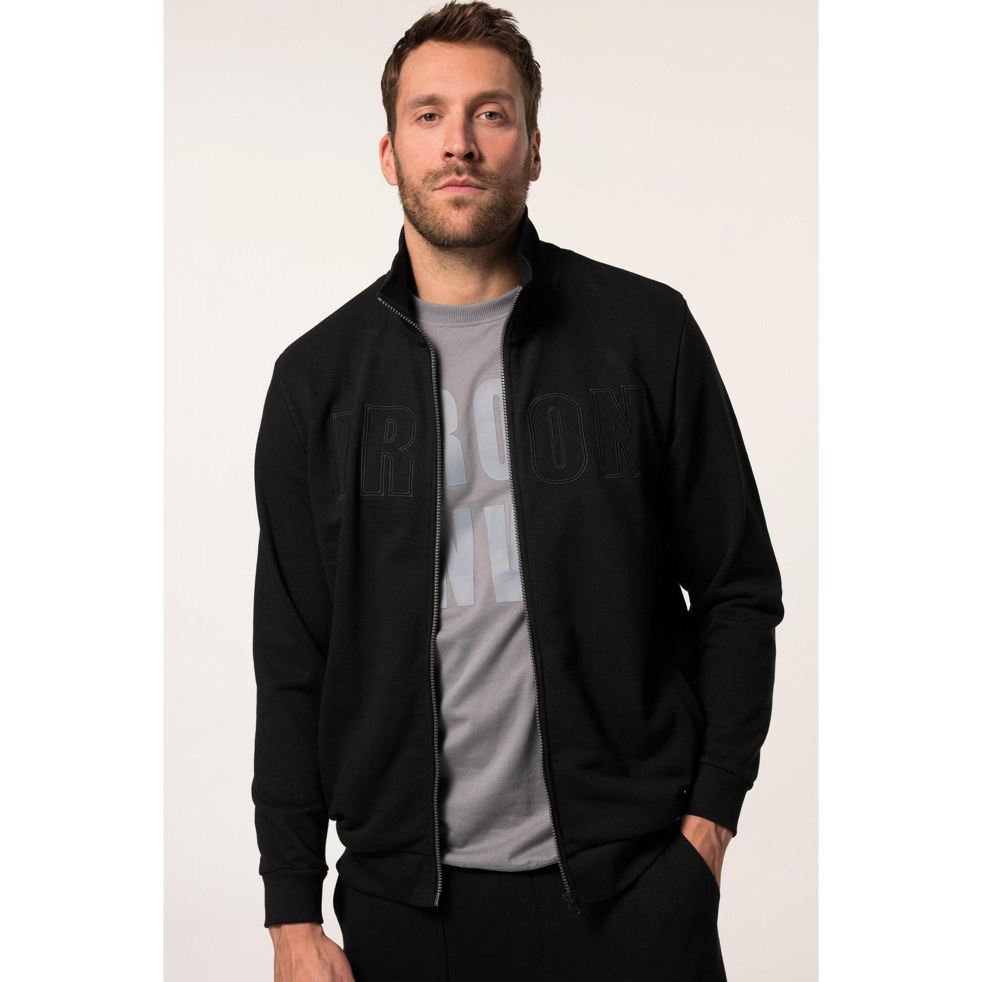 Męska Bluza dresowa rozpinana fitness Belly Fit naszywki bis do rozm. 7XL