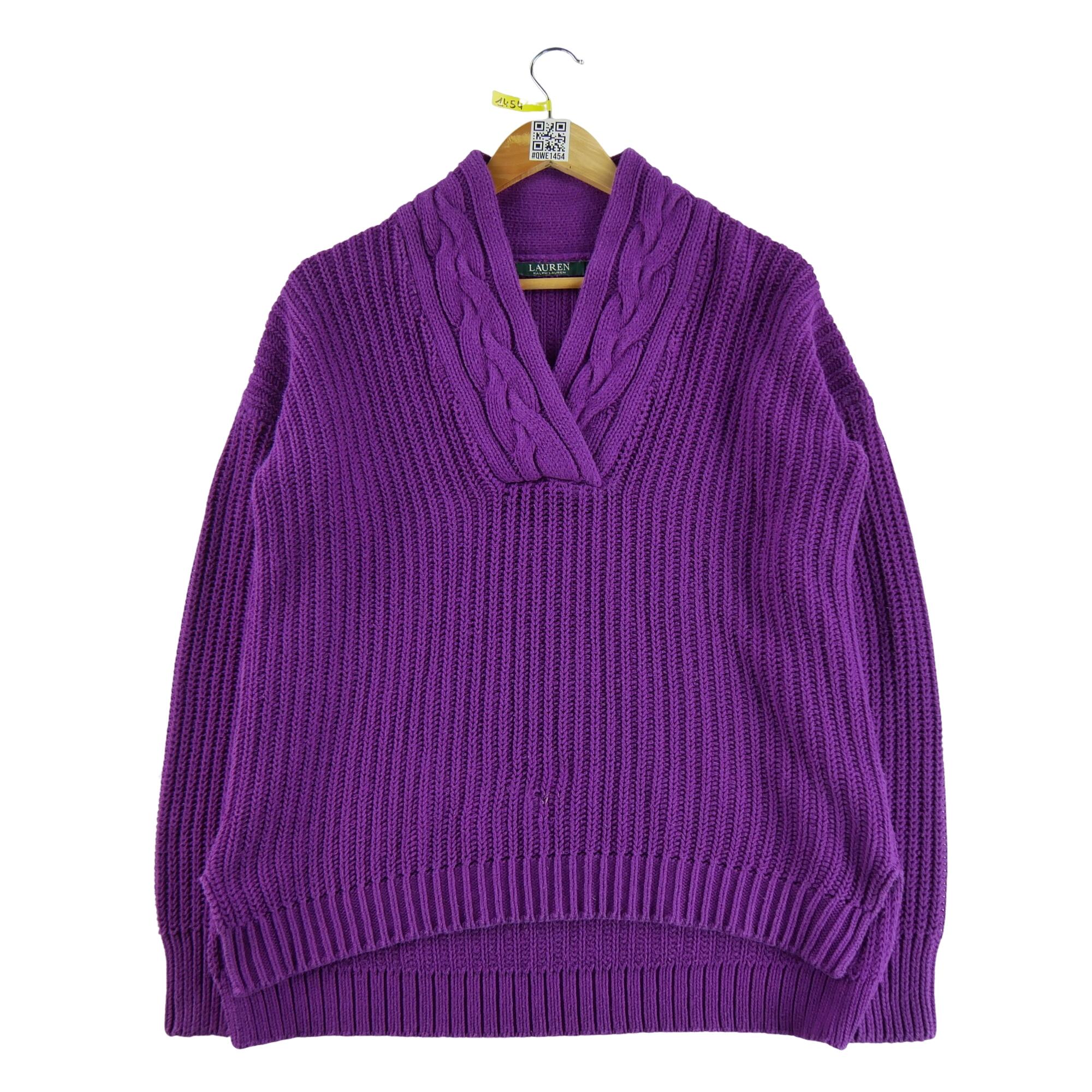 Sweter damski fioletowy