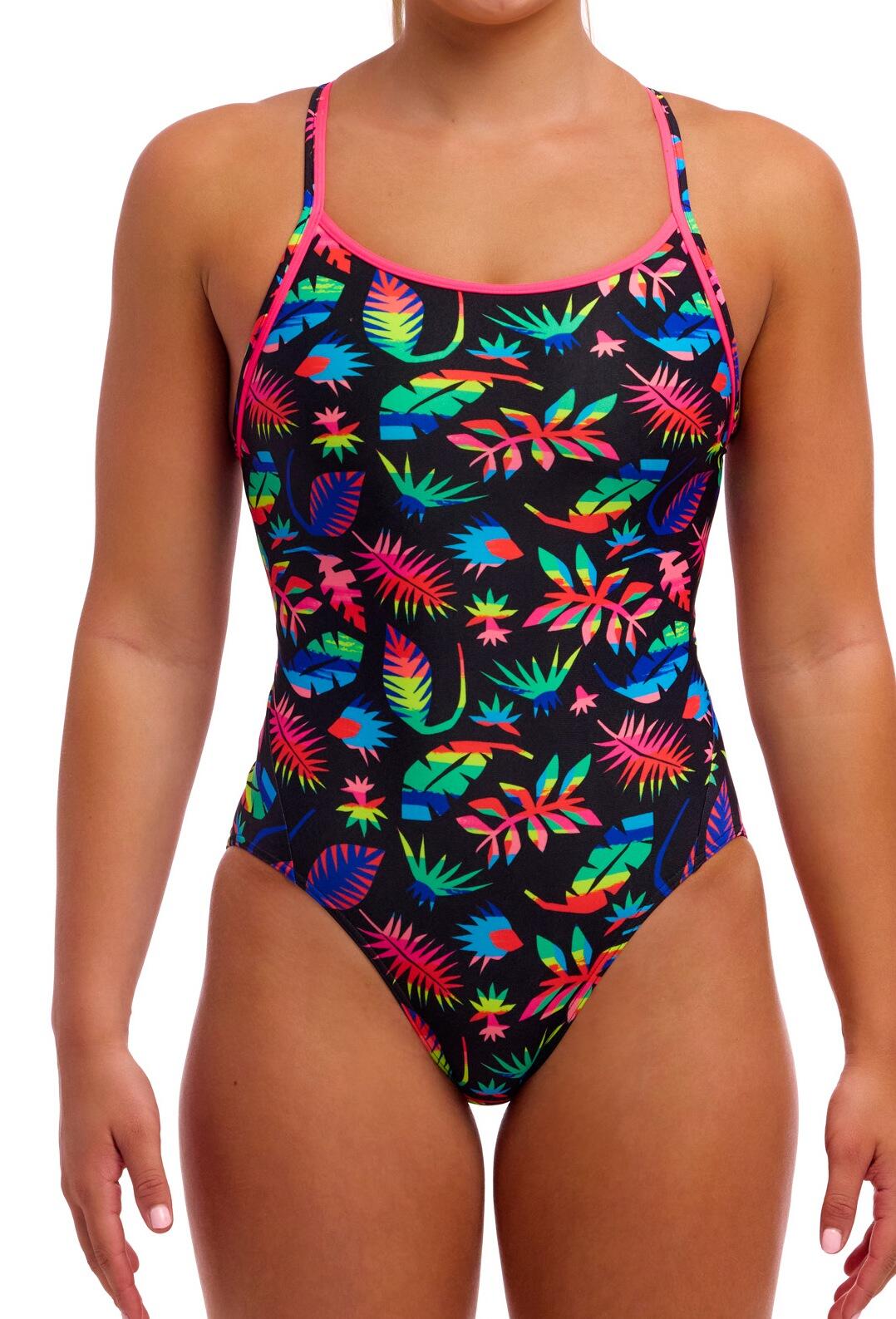 Strój kąpielowy jednoczęściowy FUNKITA Lost Leaf - Diamond Back