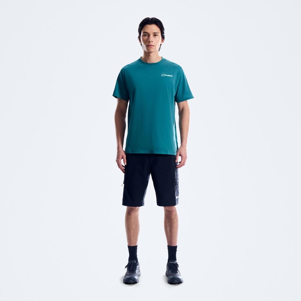 Koszulka z nadrukiem męska Berghaus Geo Mountaintry Essential Tee Am