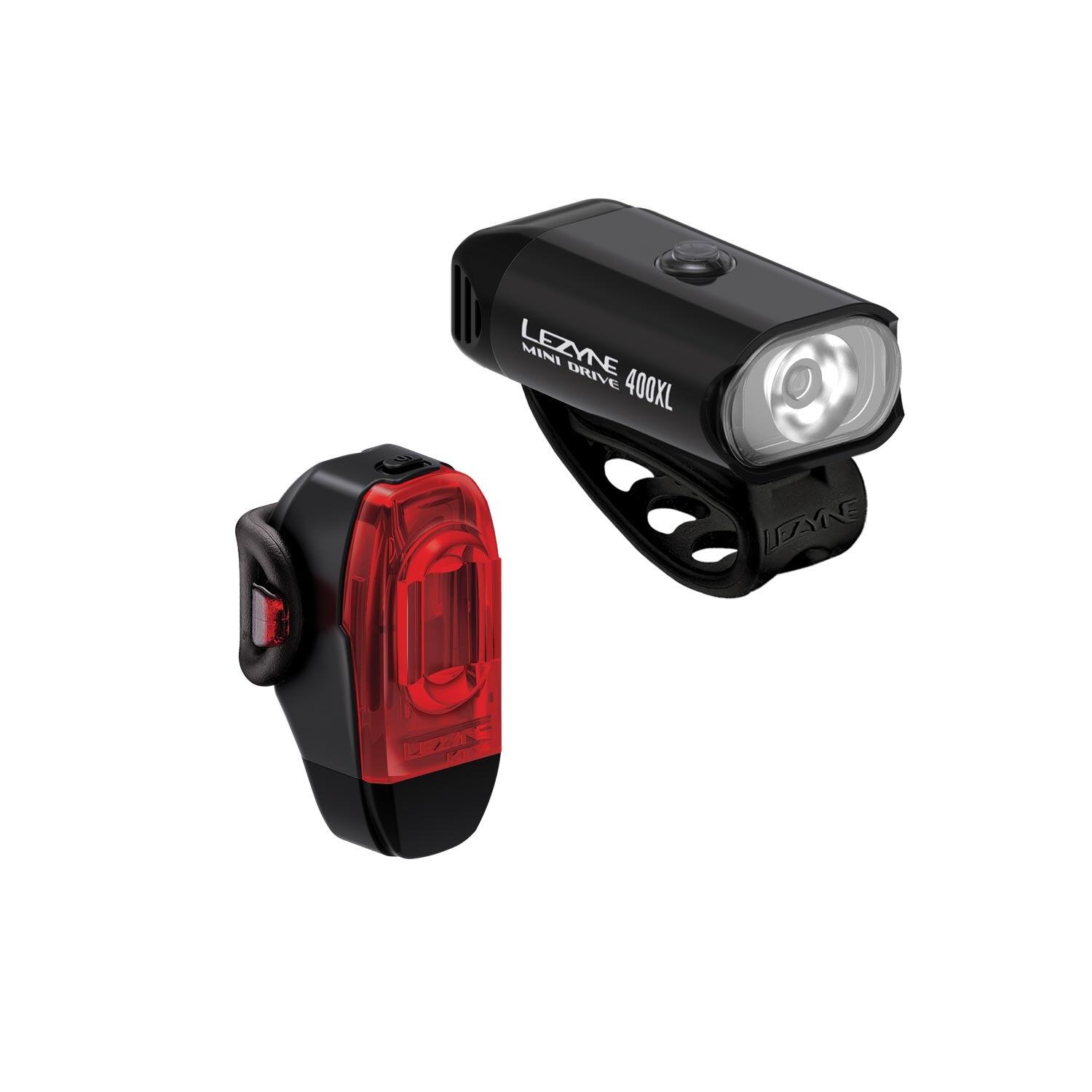 Lezyne Mini Drive 400XL i KTV Drive+ - zestaw świateł