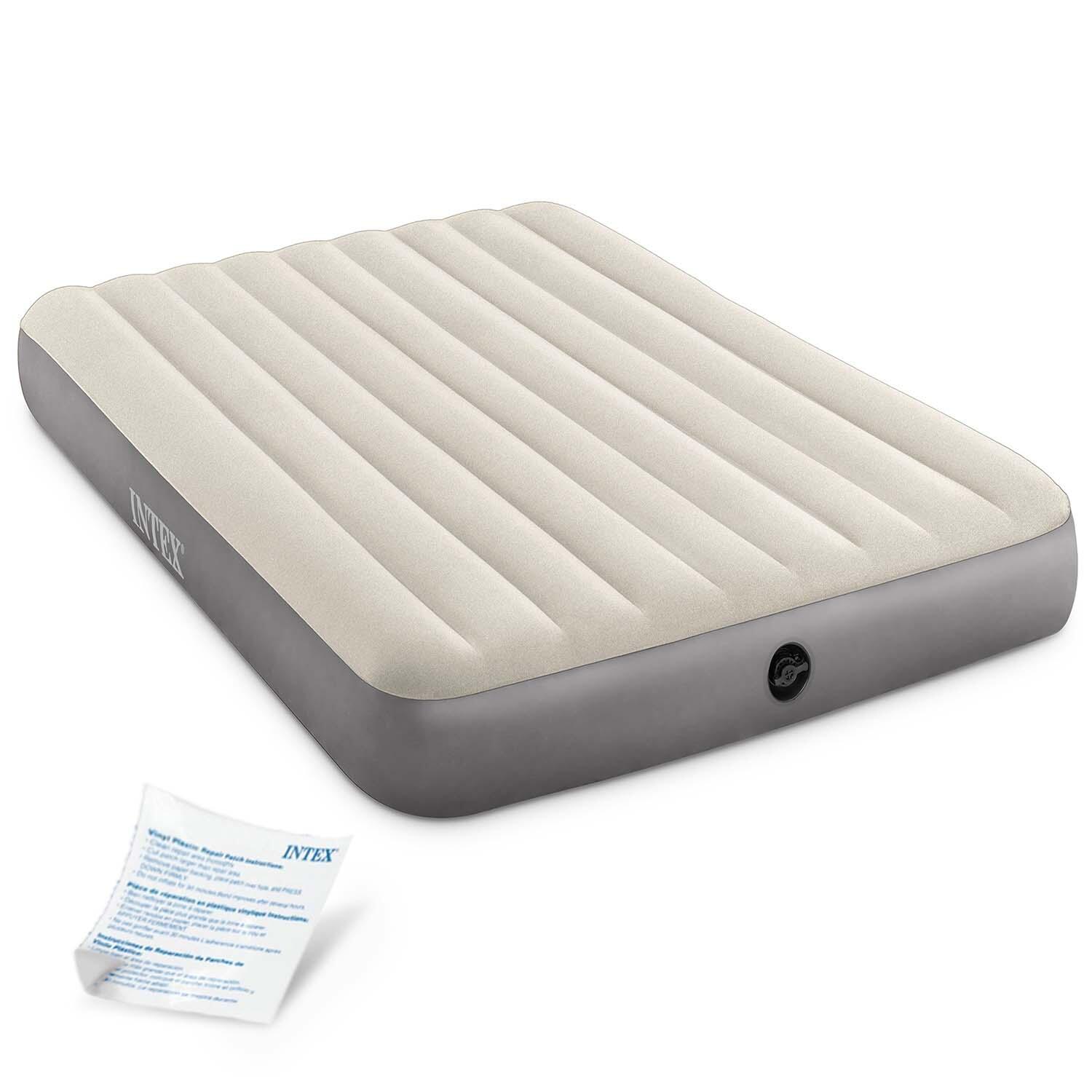 Materac dmuchany dwuosobowy 203 x 523 x 25 cm Intex 64103