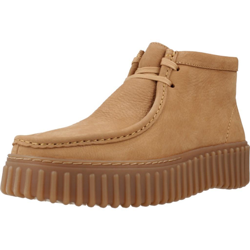 CLARKS TORHILL MOSS Jasnobrązowy