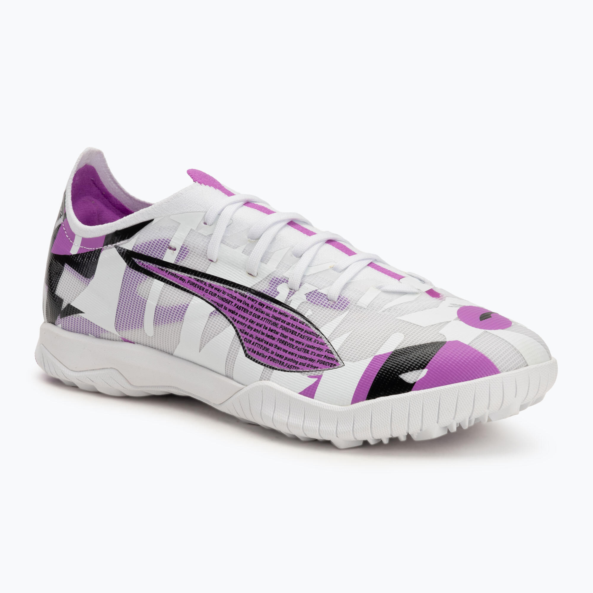 Buty piłkarskie męskie PUMA Ultra 5 Match Forever TT pumapure magenta/feather