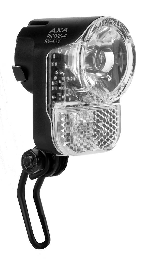 Reflektor Pico E-Bike Włącznik/Wyłącznik 6-42V 30 Lux Czarny