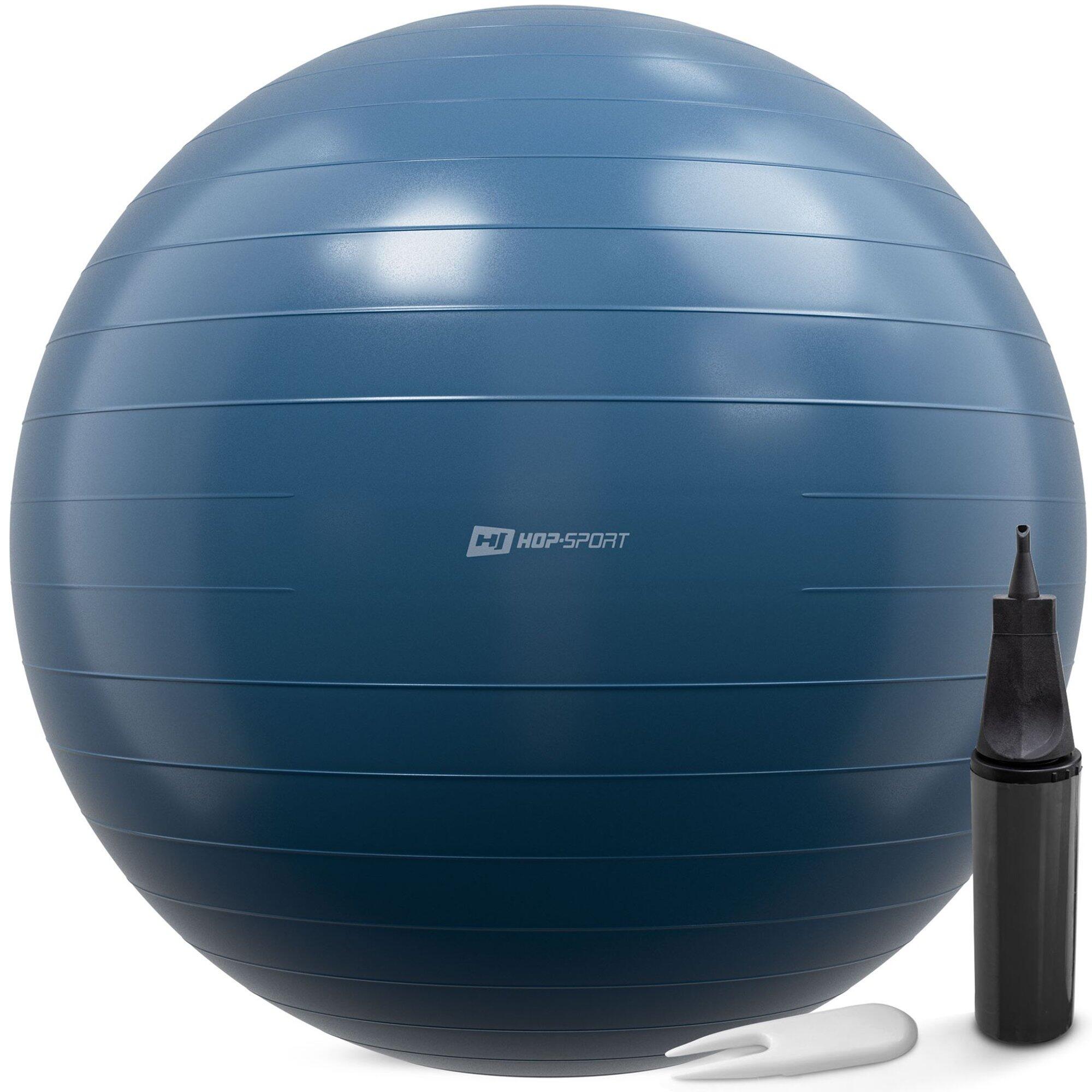 Piłka do ćwiczeń 85cm z pompką Hop-Sport HS-R085YB