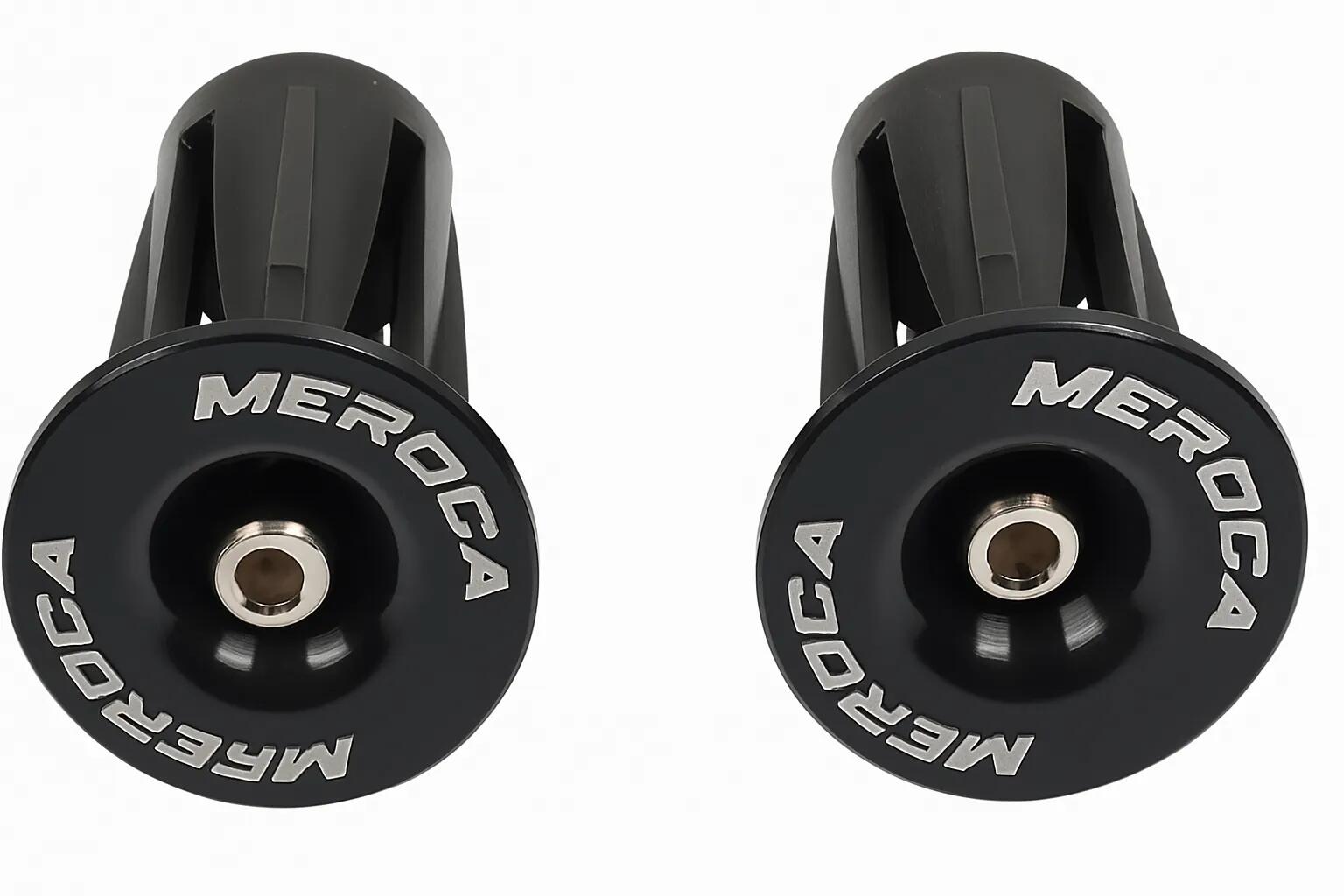 Zaślepki kierownicy roweru aluminium 22–24 mm czarne