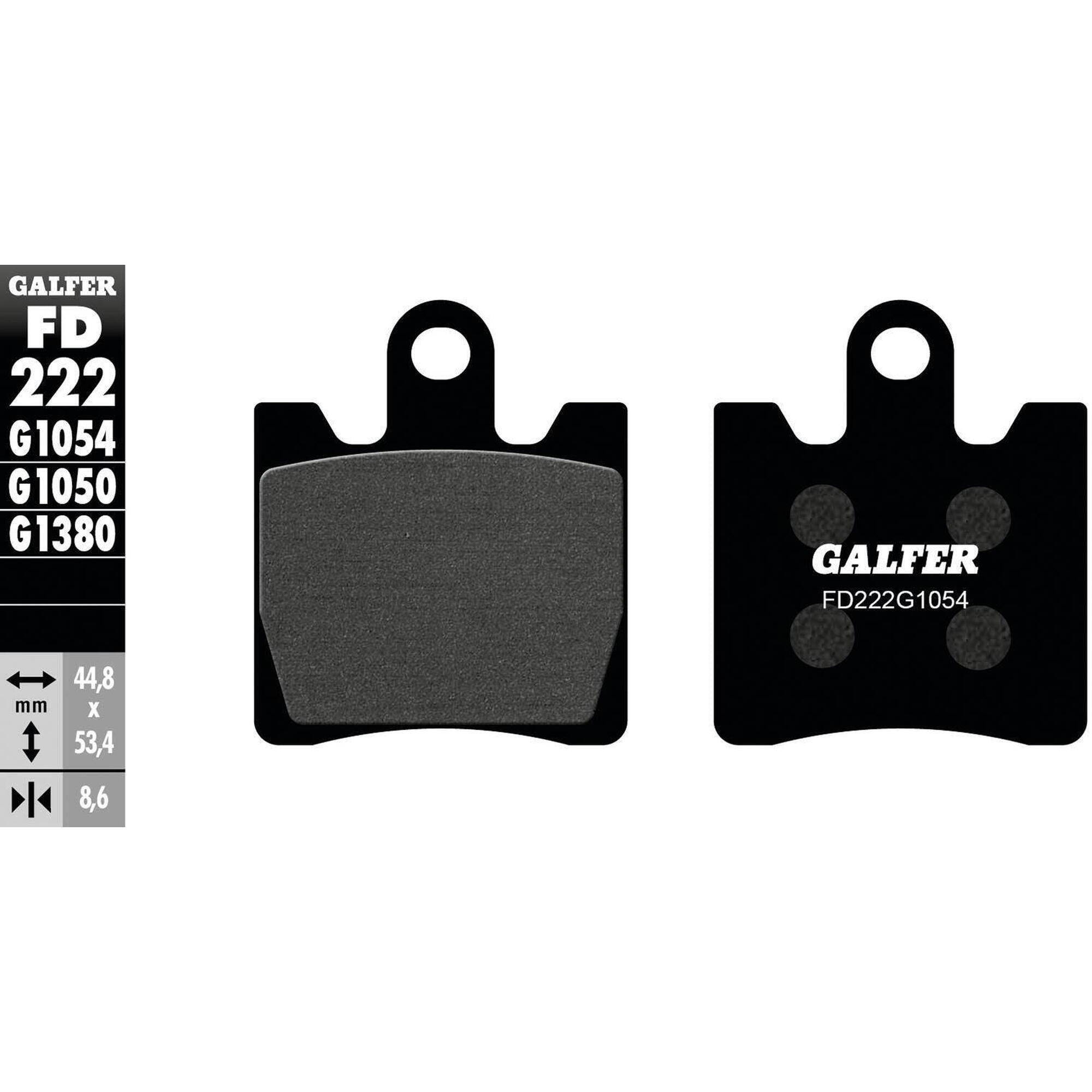 GALFER FD222 klocki hamulcowe organiczne G1054 ECE R90