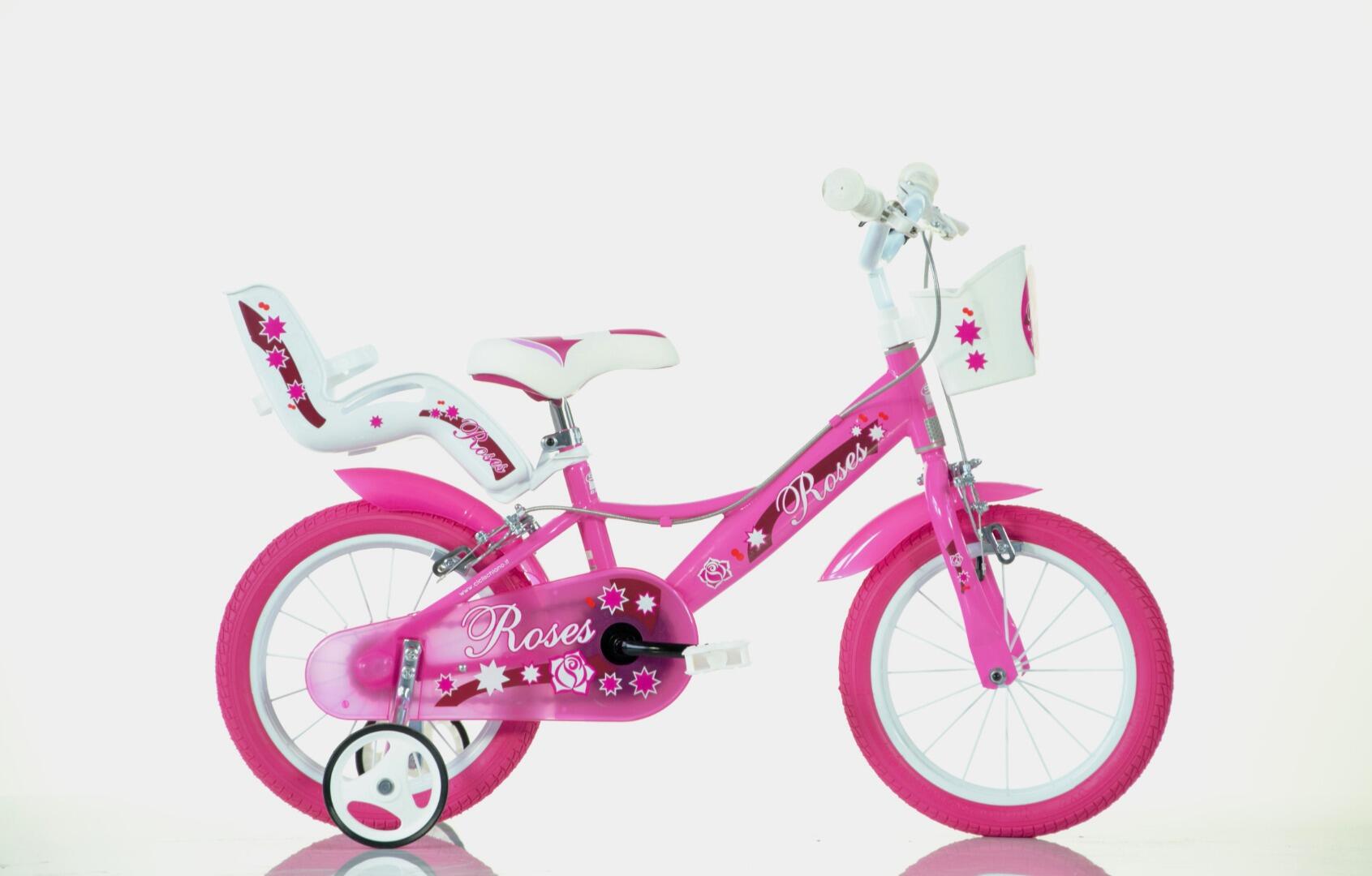 Rower dziecięcy SCH ROSES 14″ z akcesoriami