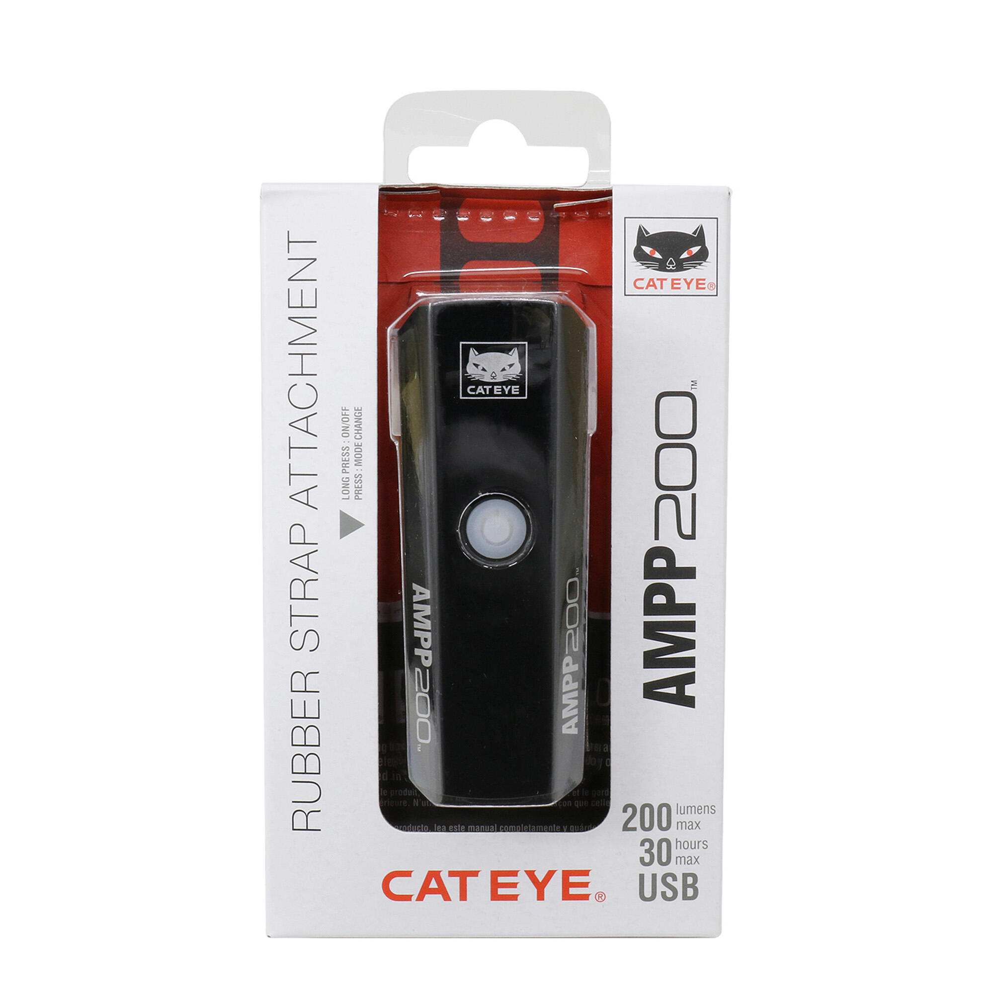 oświetlenie kasku rowerowego Cateye Ampp 200 Avant
