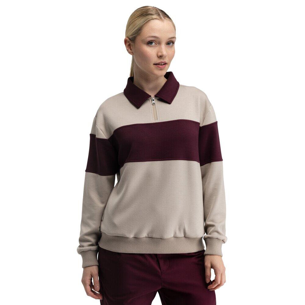 Damska bluza golfowa Siroko Eagle-W Sand