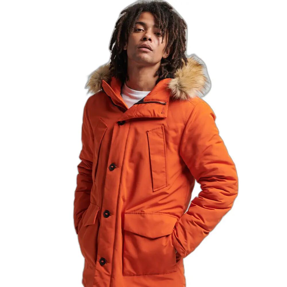 Parka ze sztucznym futrem Superdry Everest