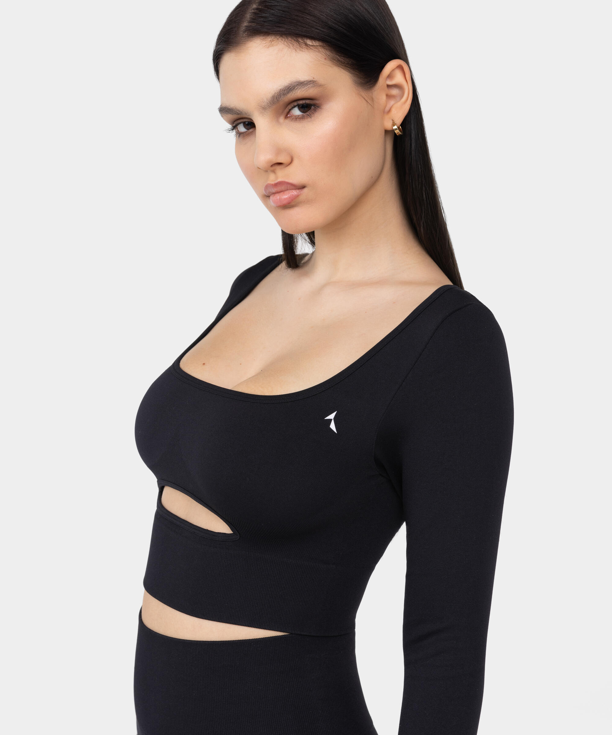 Longsleeve bezszwowy dla kobiet na siłownię Carpatree Dopamine Buzz