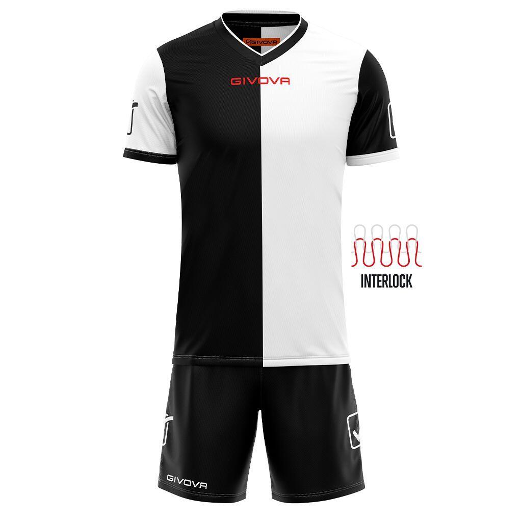 Zestaw sportowy Givova Combo czarno-biały
