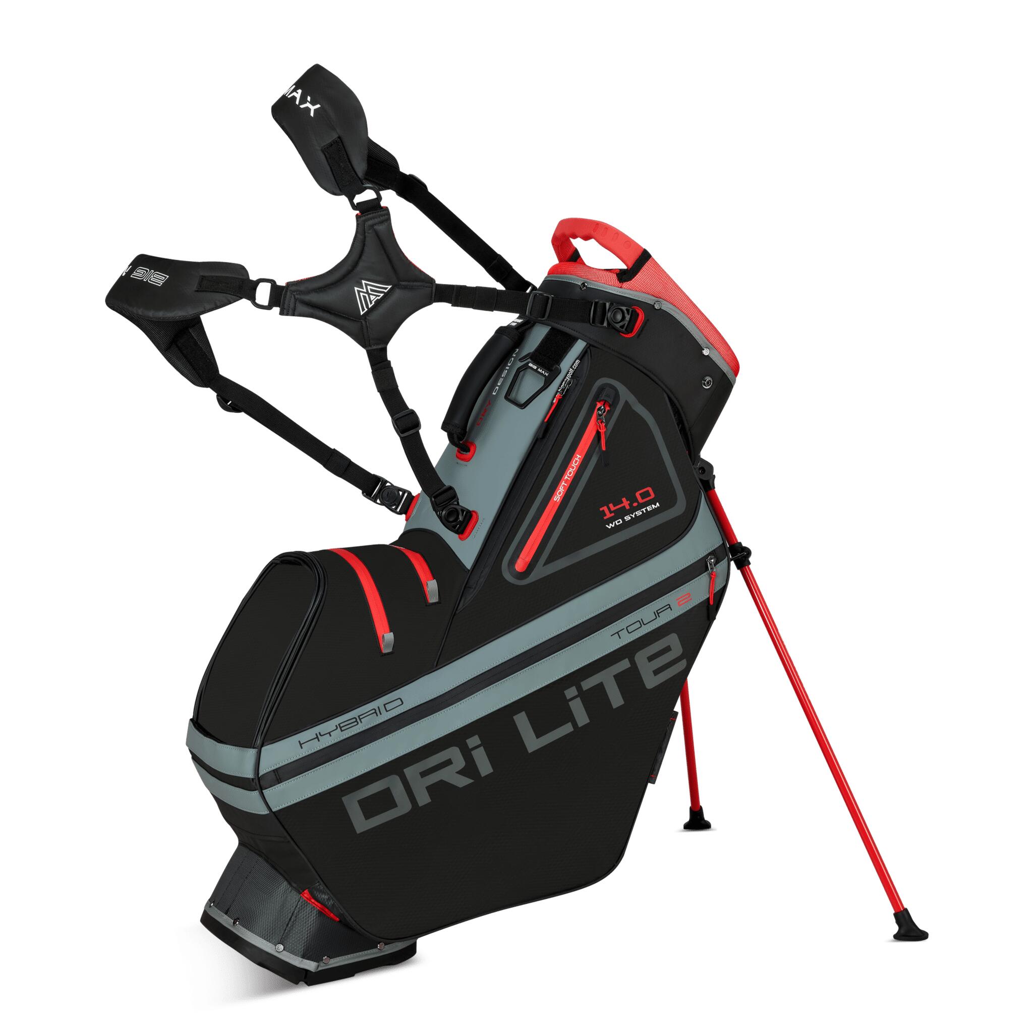 Big Max Dri Lite Hybrid Tour 2 wodoodporna torba golfowa torba stojąca czar