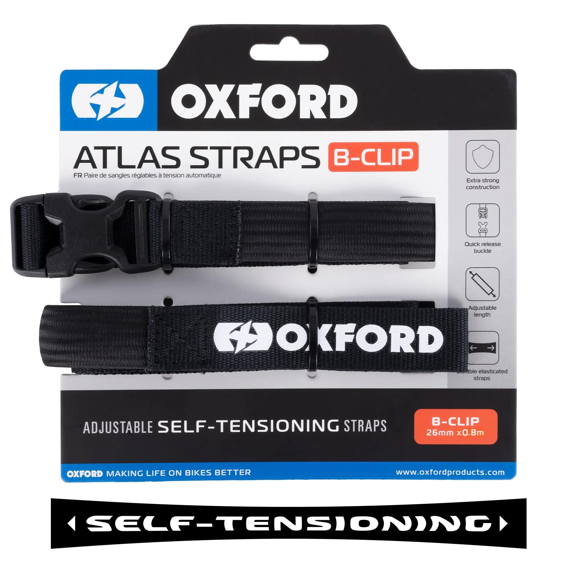 OXFORD Atlas B-Clip pasy regulowane 26 mm x 80 cm para
