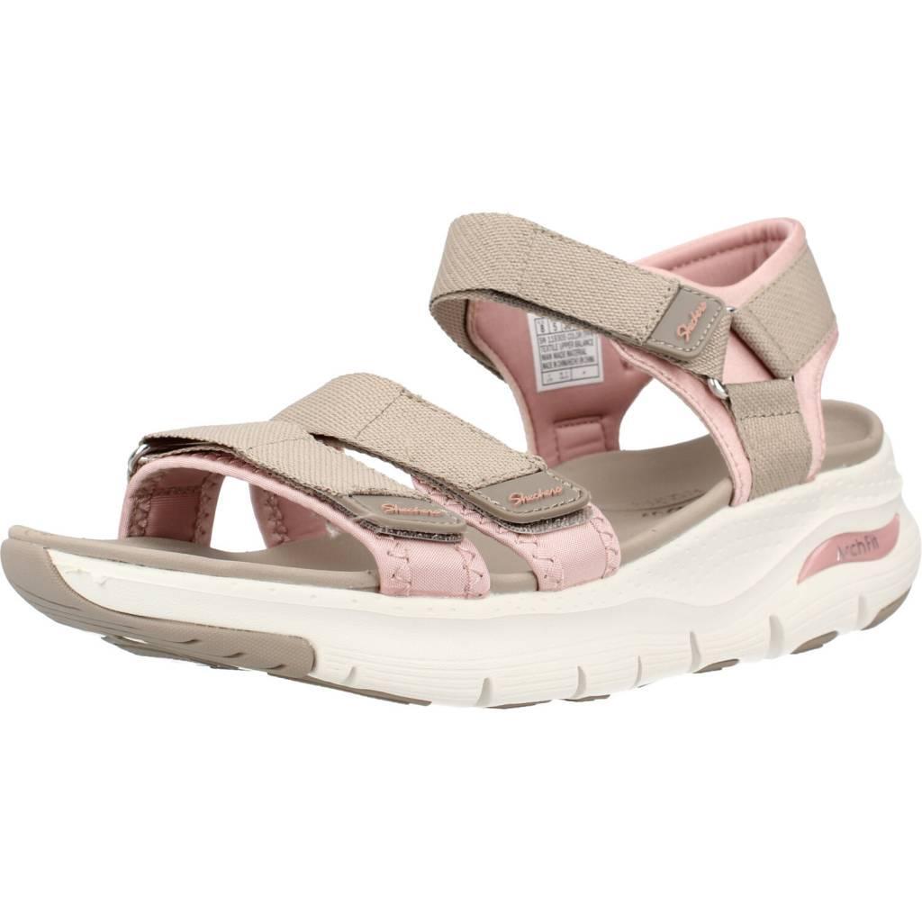 Sandały Kobieta Skechers Arch Fit Fresh brązowy